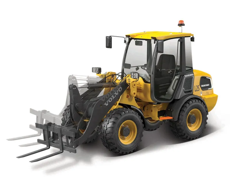 Метален модел на мотокар Volvo L25 Bburago, 1:50