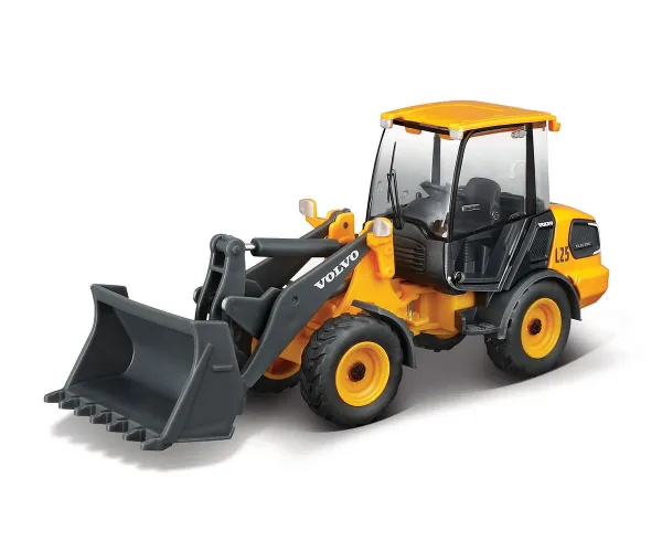 Метален модел Volvo L25 Electric с кофа Bburago, 1:50