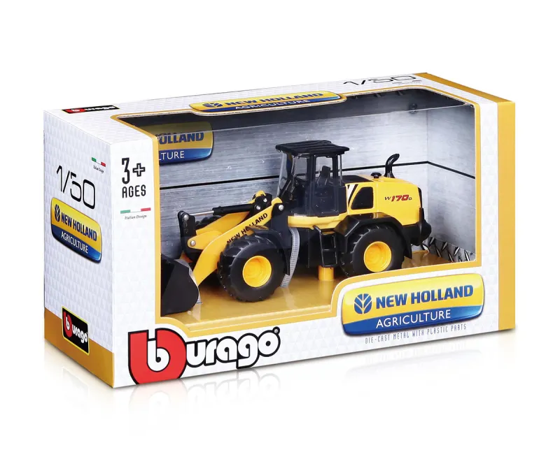 Метален модел Volvo L25 Electric с кофа Bburago, 1:50