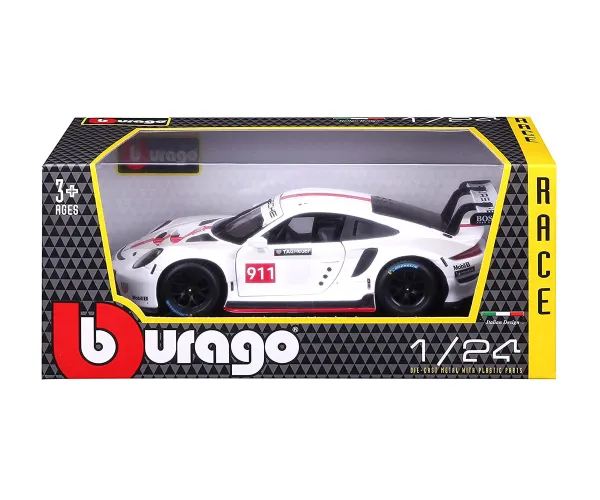 Модел на кола Bburago Race Porsche 911 RSR 1:24