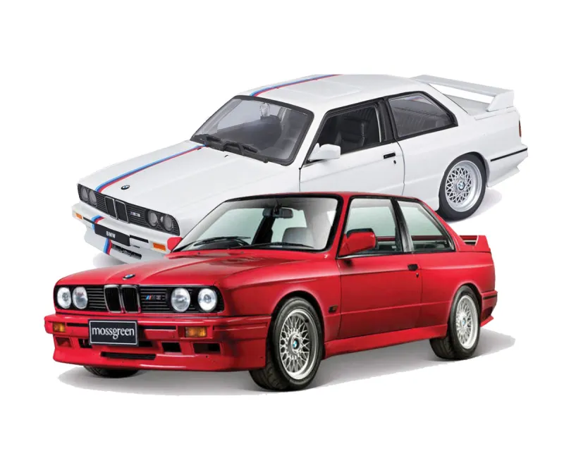 Модел на кола Bburago BMW M3 (E30) 1988 в мащаб 1:24