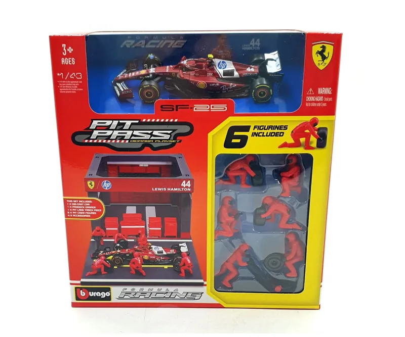 Комплект Bburago Ferrari от 5 колички в мащаб 1:43