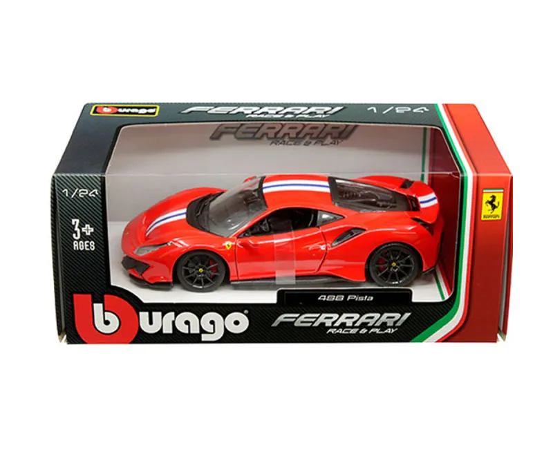 Модел на кола Bburago Ferrari 488 Pista в мащаб 1:24