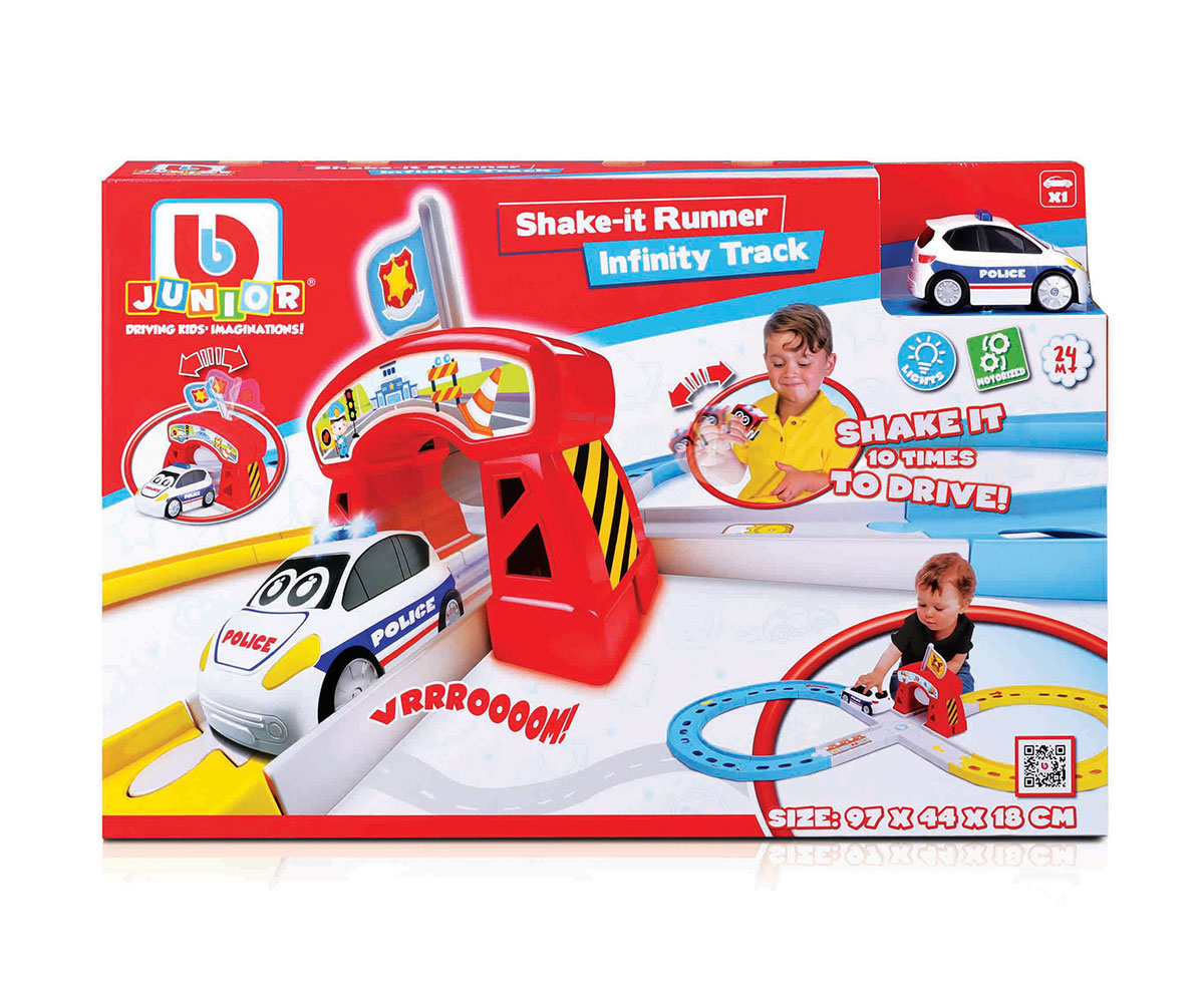 Фермерски трактор Bburago Junior Press & Go, от 9 месеца