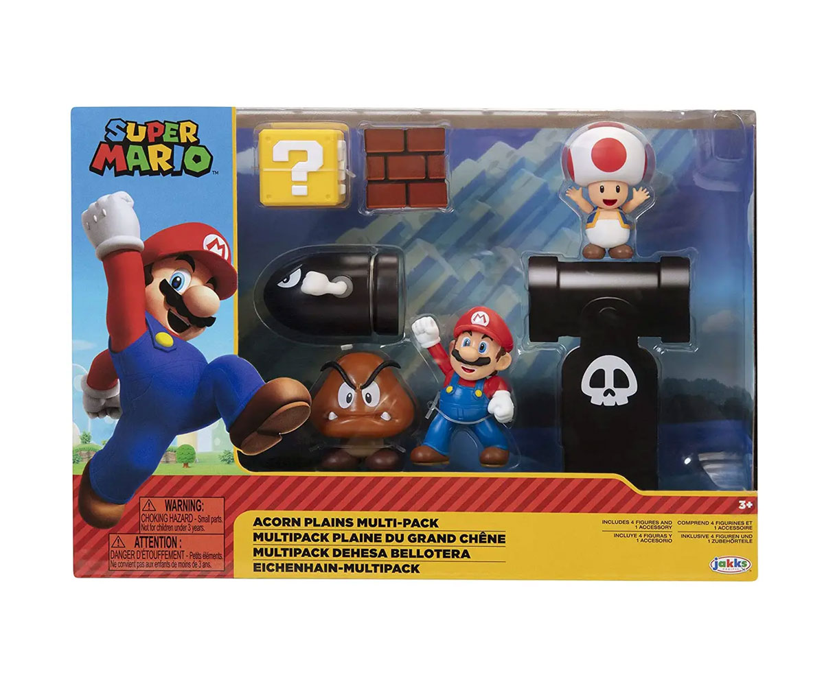 Jakks Pacific Супер Марио – 5 фигурки диорама Acorn Plains