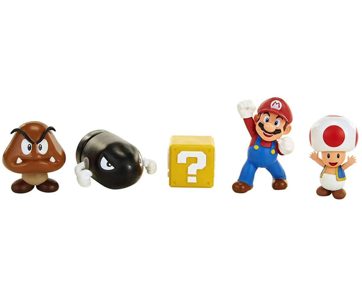 Jakks Pacific Супер Марио – 5 фигурки диорама Acorn Plains