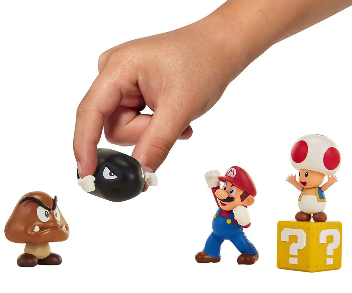 Jakks Pacific Супер Марио – 5 фигурки диорама Acorn Plains