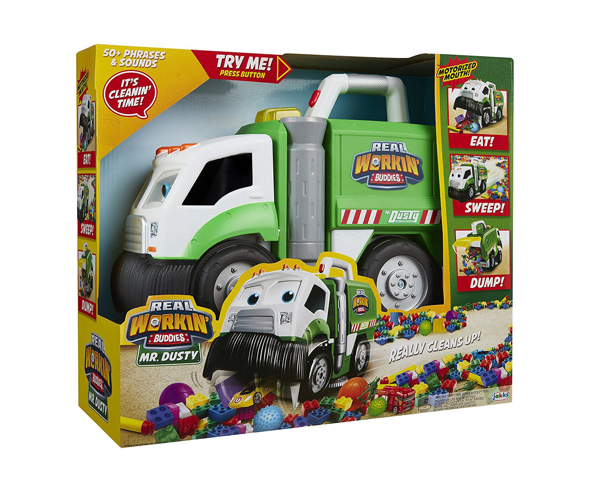 Камионче Jakks Pacific Дъсти Събирач със звук и светлини