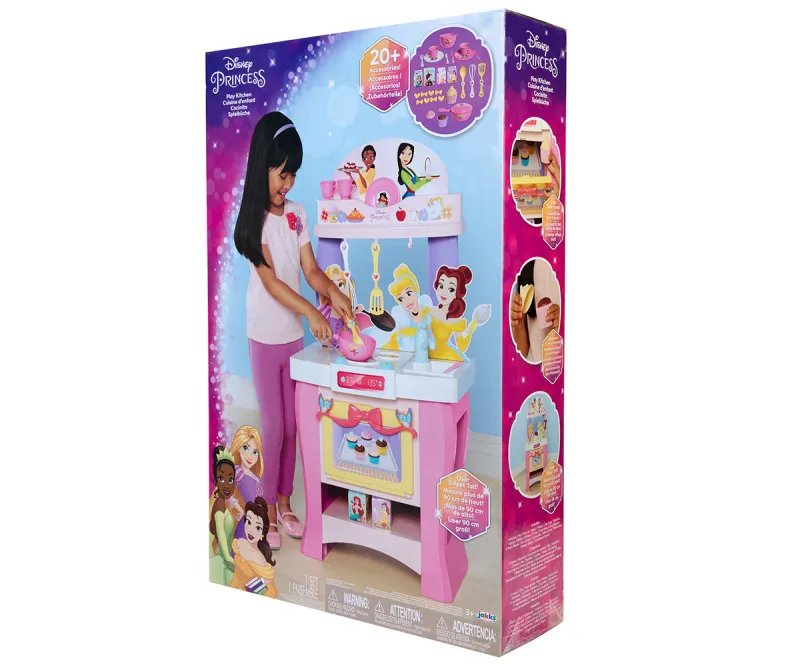 Детска кухня Jakks Pacific Дисни принцеси, 90 см, 20 части