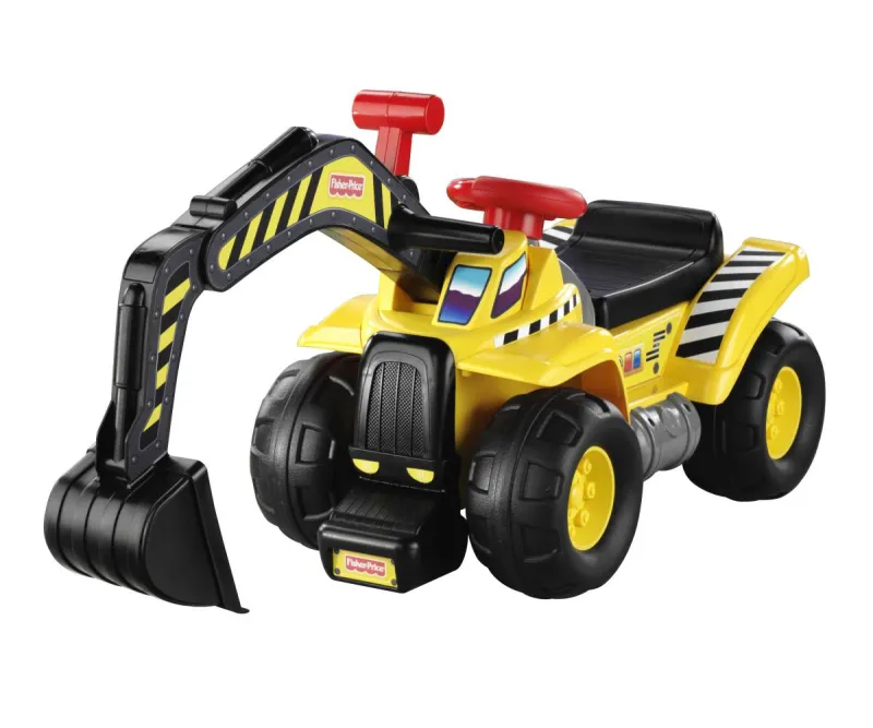 Кола за бутане Jakks Pacific Fisher-Price Екскаватор