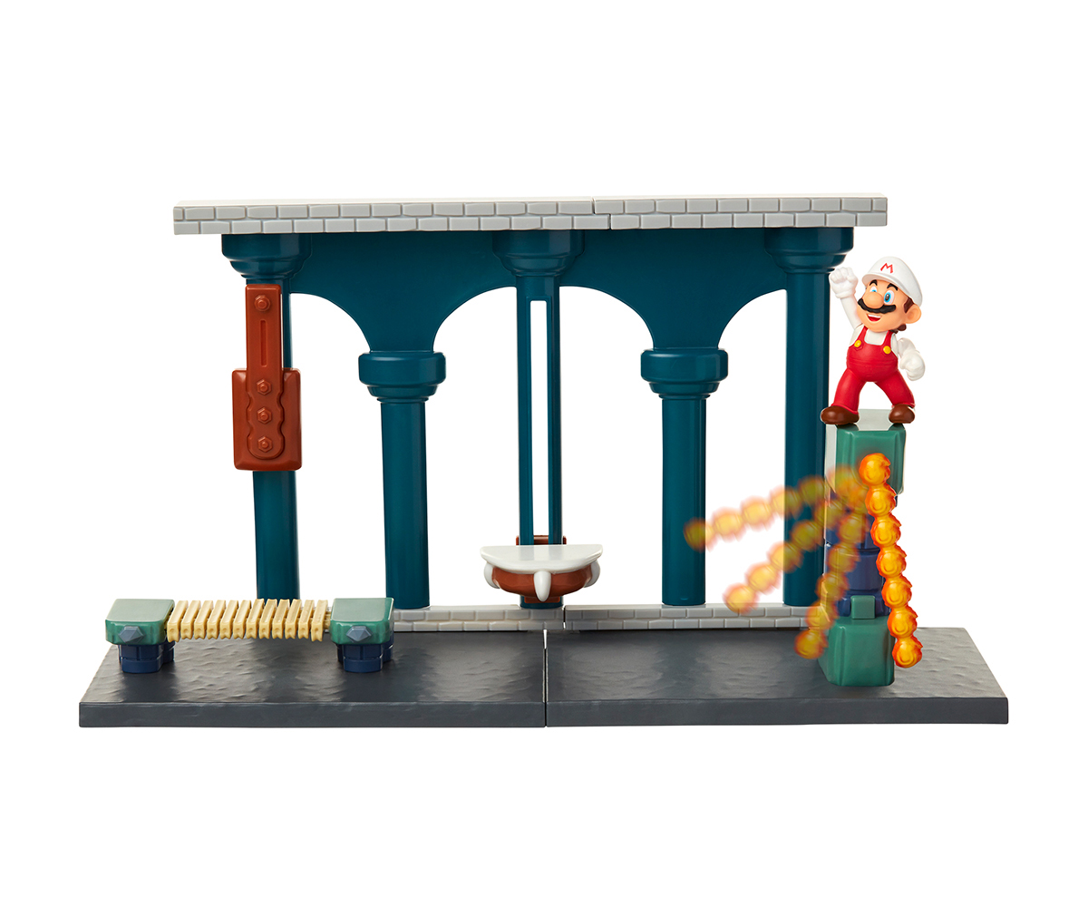 Супер Марио – игрален комплект Lava Castle, 7 части