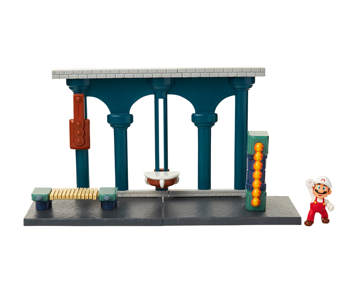 Супер Марио – игрален комплект Lava Castle, 7 части