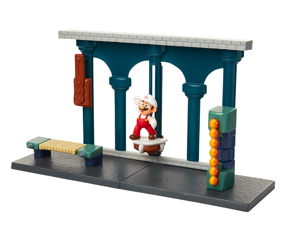 Супер Марио – игрален комплект Lava Castle, 7 части