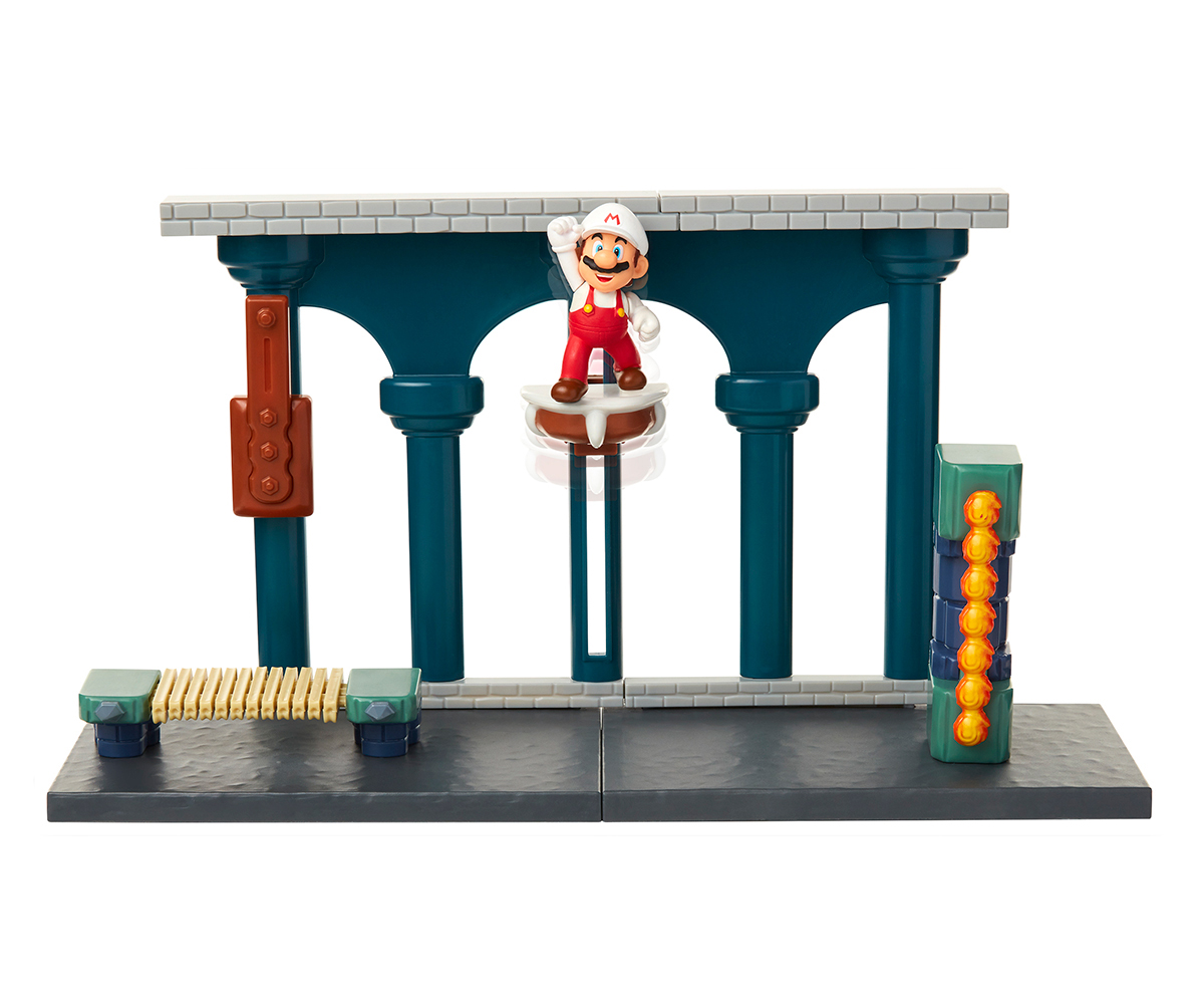 Супер Марио – игрален комплект Lava Castle, 7 части
