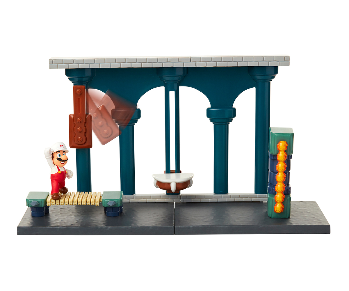 Супер Марио – игрален комплект Lava Castle, 7 части