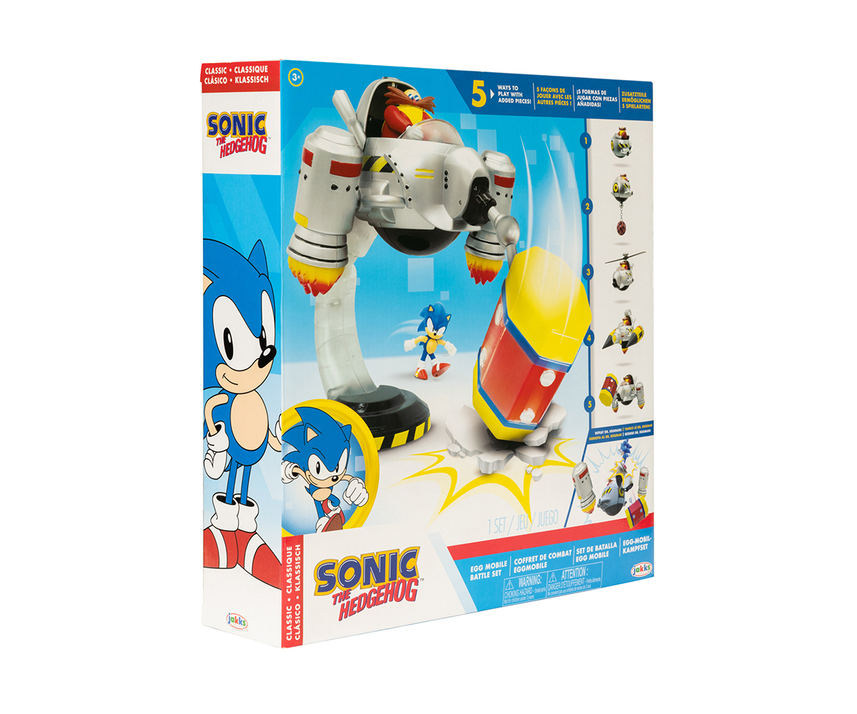 Игрален комплект Соник Egg Mobile, 14 части
