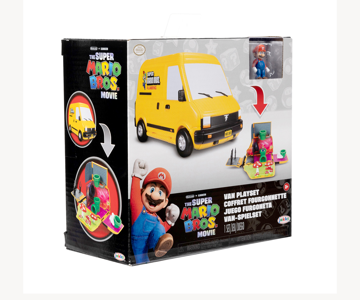 Игрален комплект Супер Марио Ван с мини фигурка