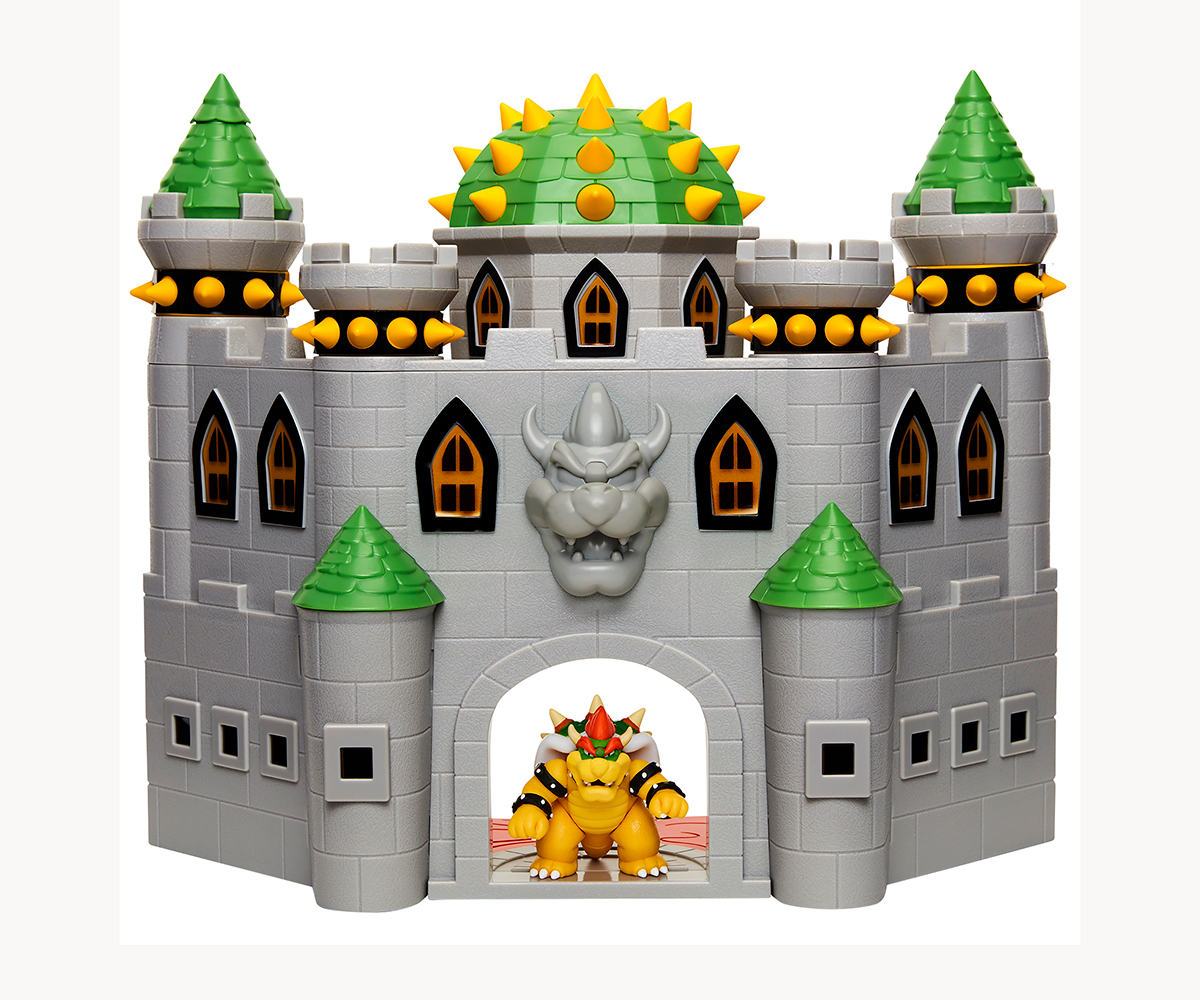 Игрален комплект Супер Марио Bowser Castle с фигура 6 см