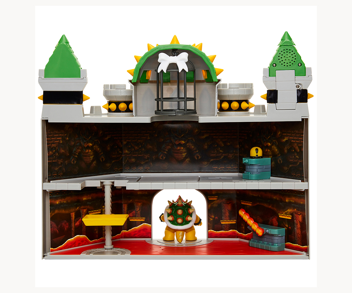 Игрален комплект Супер Марио Bowser Castle с фигура 6 см