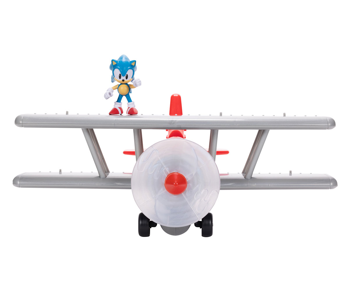 Игрален комплект Соник Tornado Biplane със звуци, 6 см