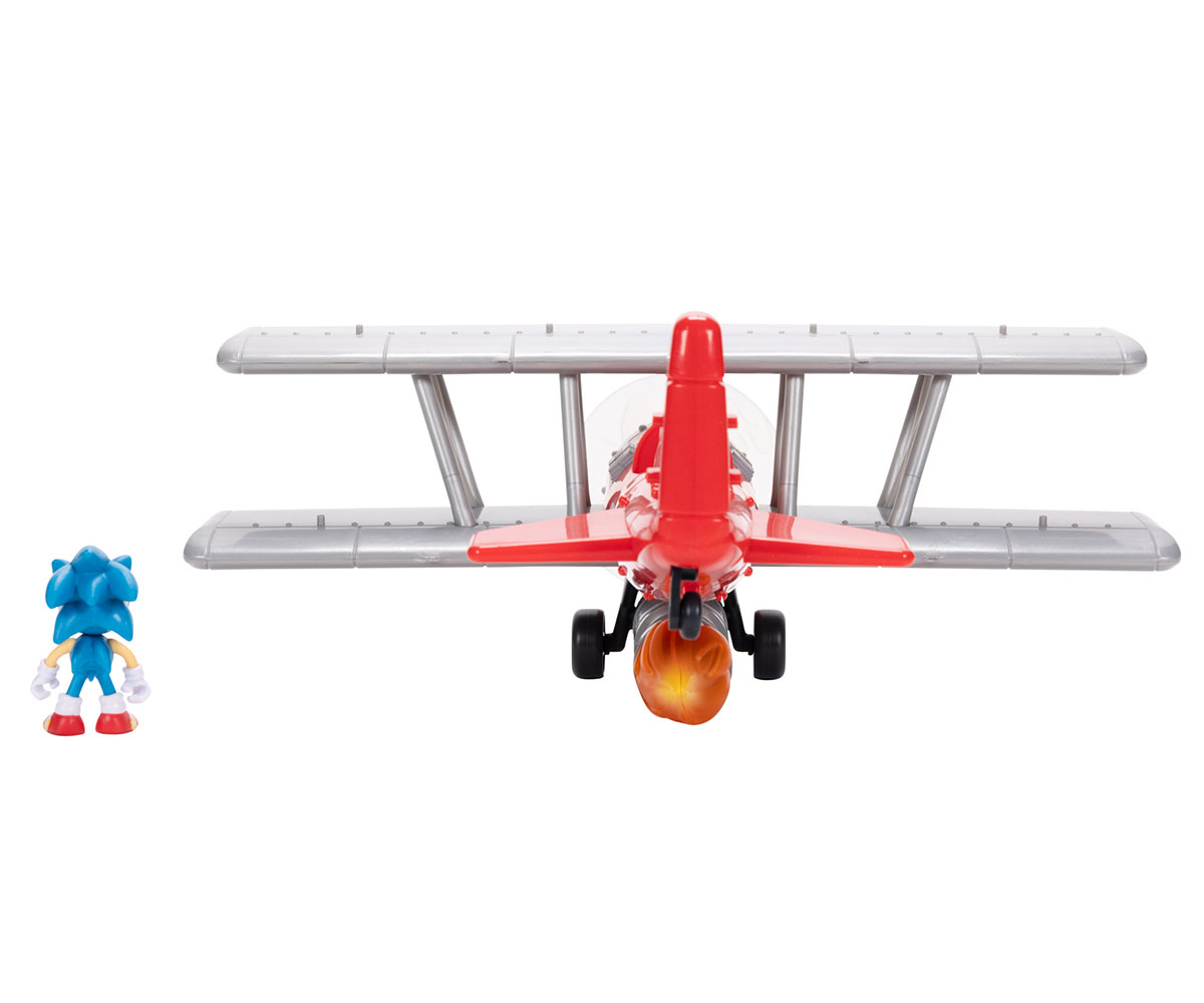 Игрален комплект Соник Tornado Biplane със звуци, 6 см