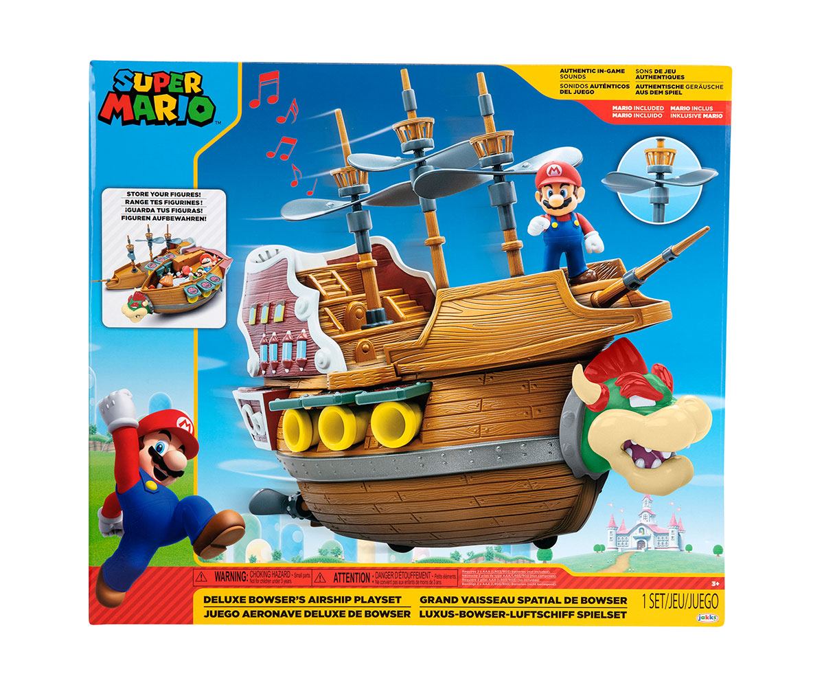 Игрален кораб Jakks Pacific Супер Марио – Крепостта на Баузър