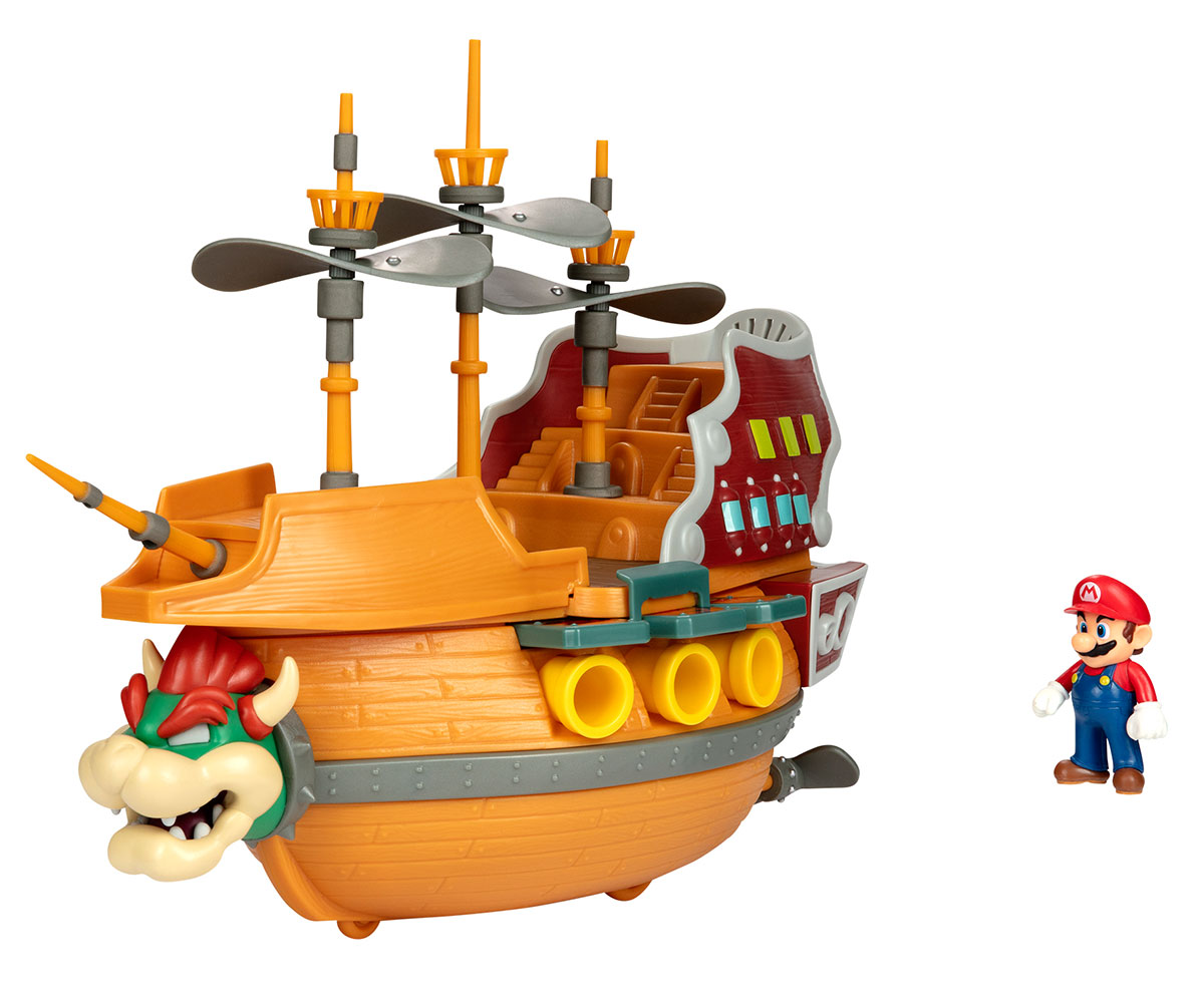 Игрален кораб Jakks Pacific Супер Марио – Крепостта на Баузър