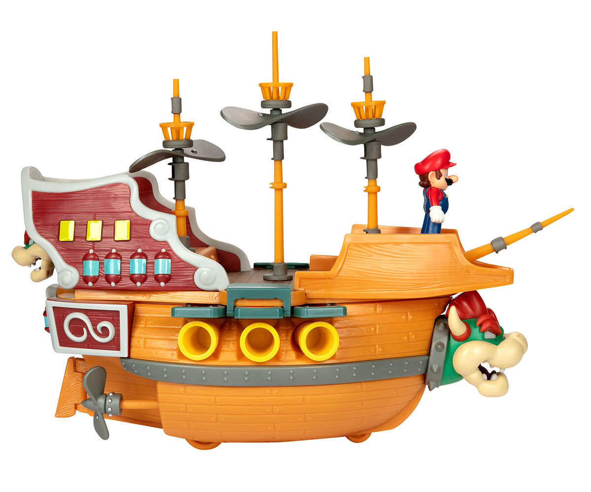 Игрален кораб Jakks Pacific Супер Марио – Крепостта на Баузър
