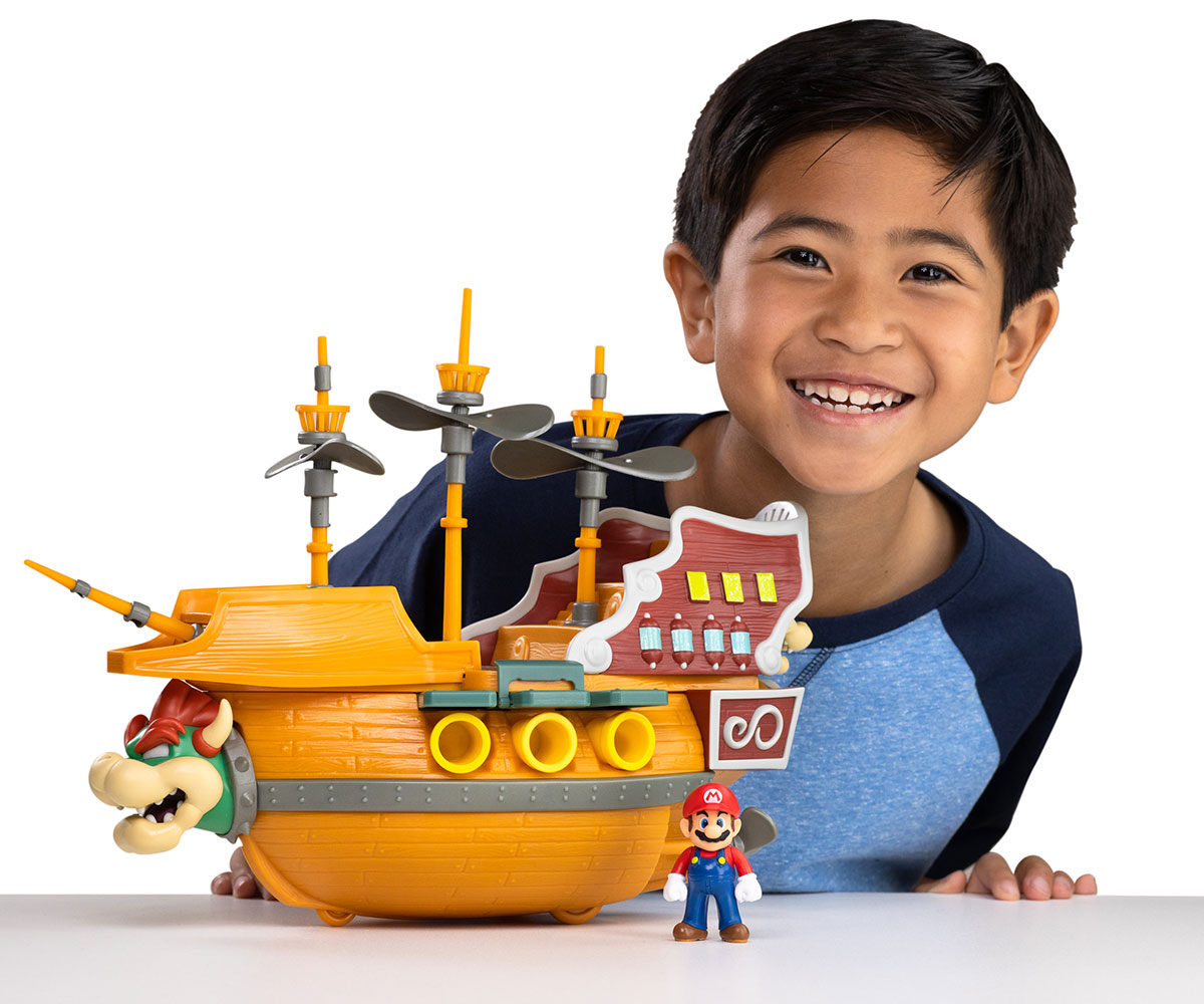 Игрален кораб Jakks Pacific Супер Марио – Крепостта на Баузър
