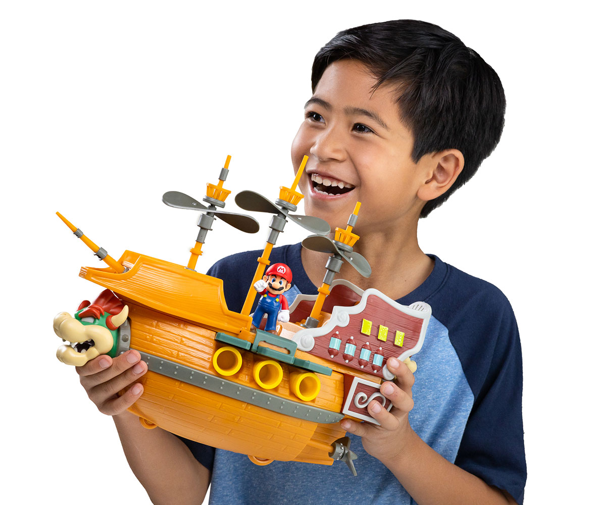 Игрален кораб Jakks Pacific Супер Марио – Крепостта на Баузър