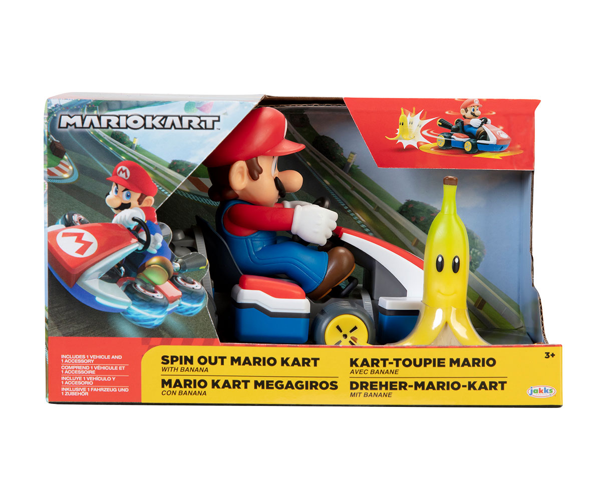 Картинг автомобил Jakks Pacific Супер Марио с банан