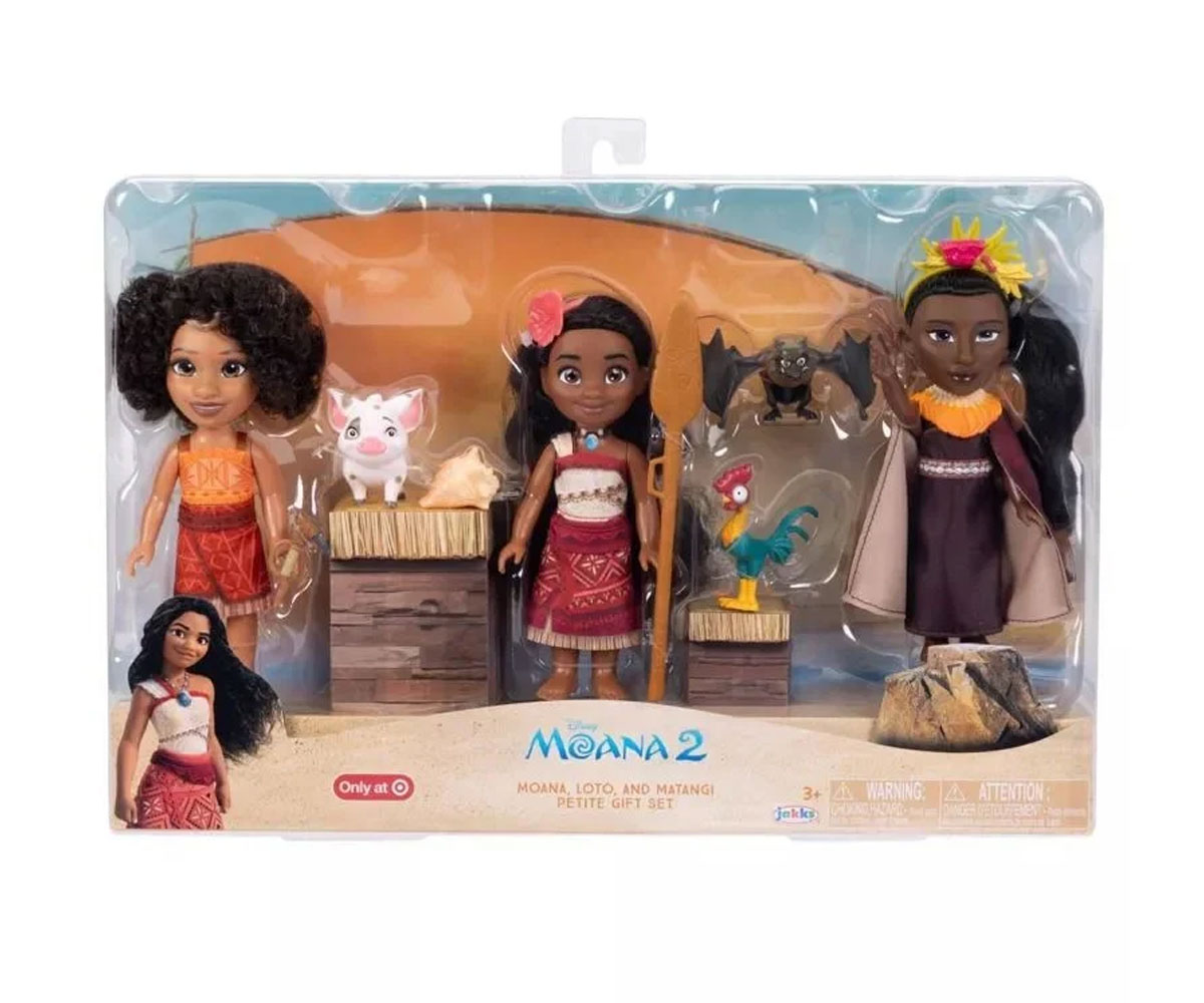 Jakks Pacific Ваяна 2 – комплект с Ваяна, Лото, Матанги и Пуа
