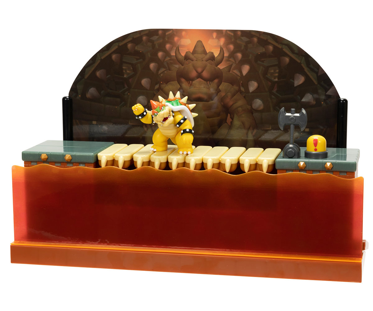 Боен комплект Супер Марио Bowser Boss Battle с фигура 6,4 см