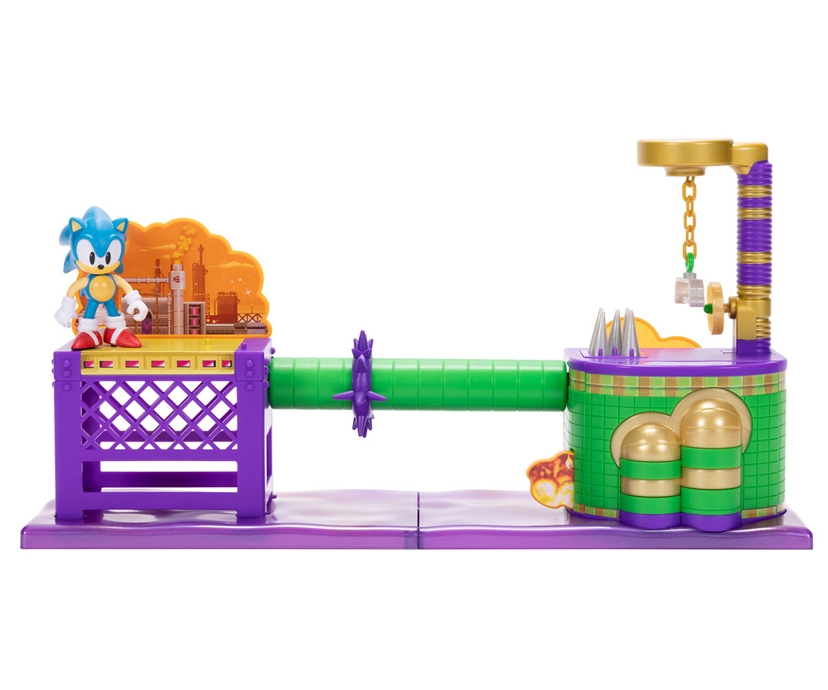 Комплект Соник Oil Ocean Zone Jakks Pacific с фигурка 6.4 см