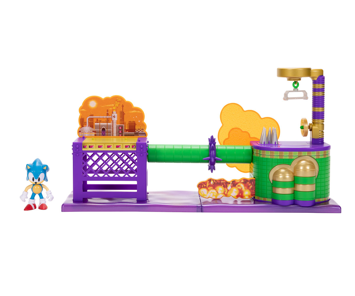 Комплект Соник Oil Ocean Zone Jakks Pacific с фигурка 6.4 см