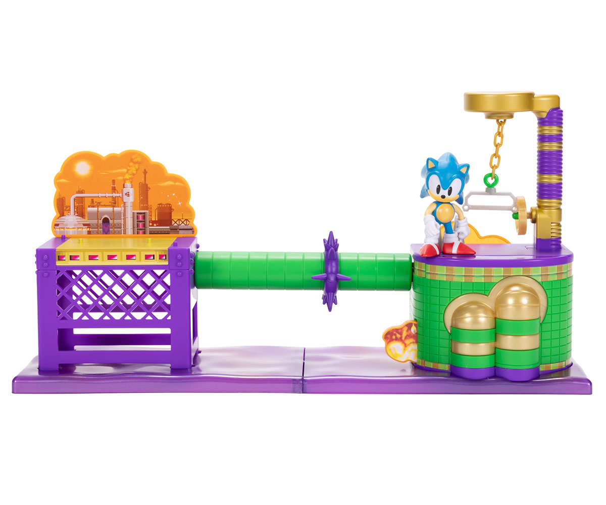 Комплект Соник Oil Ocean Zone Jakks Pacific с фигурка 6.4 см