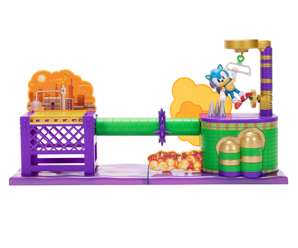 Комплект Соник Oil Ocean Zone Jakks Pacific с фигурка 6.4 см