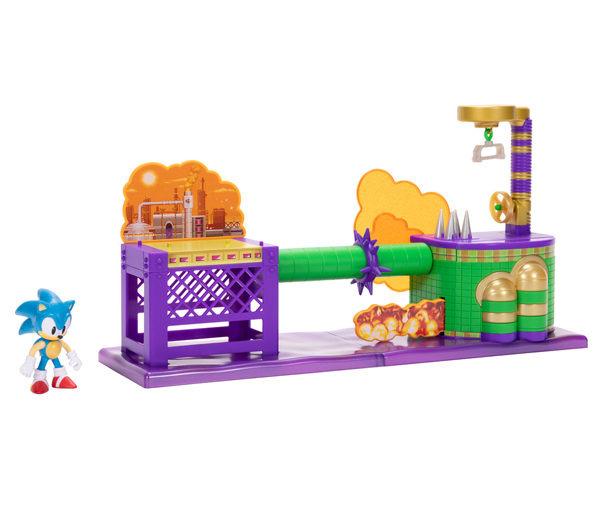Комплект Соник Oil Ocean Zone Jakks Pacific с фигурка 6.4 см