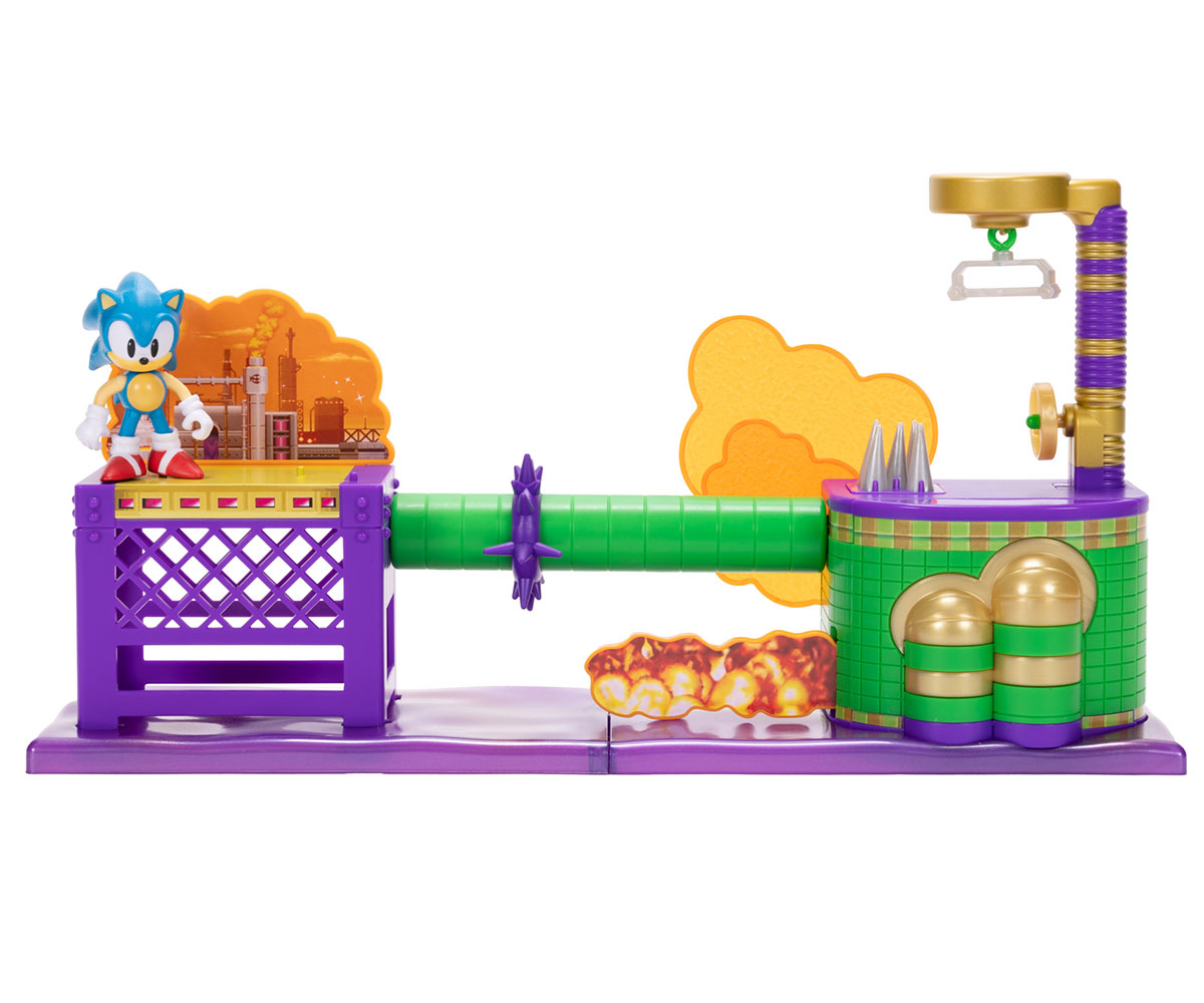 Комплект Соник Oil Ocean Zone Jakks Pacific с фигурка 6.4 см