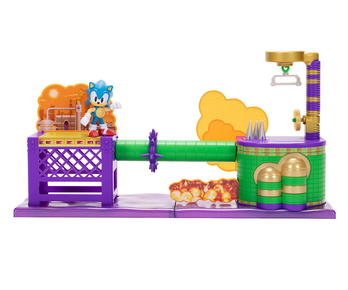Комплект Соник Oil Ocean Zone Jakks Pacific с фигурка 6.4 см