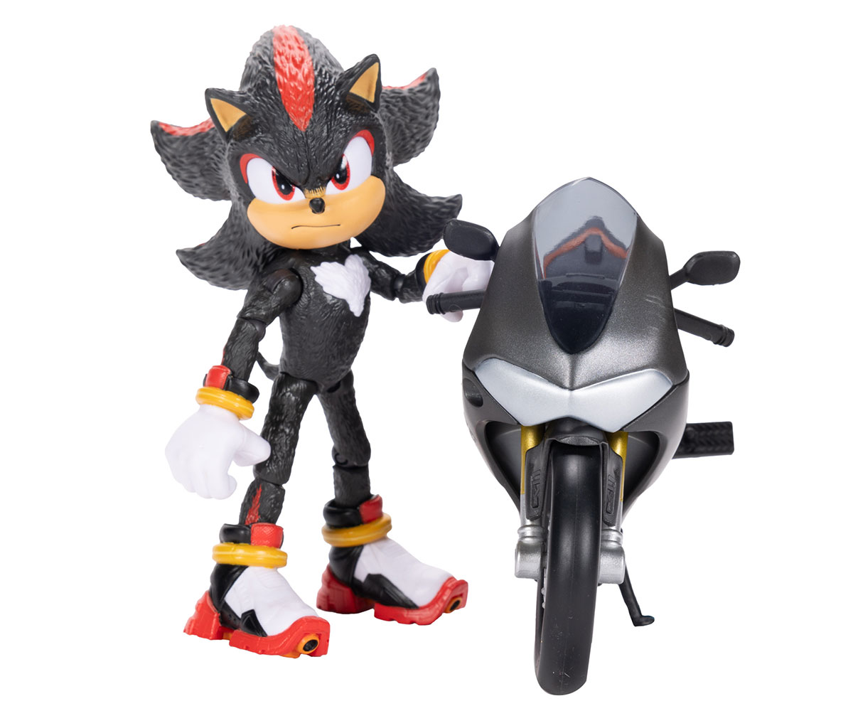 Шадоу с мотоциклет Соник 3 Jakks Pacific, фигурка 12.7 см