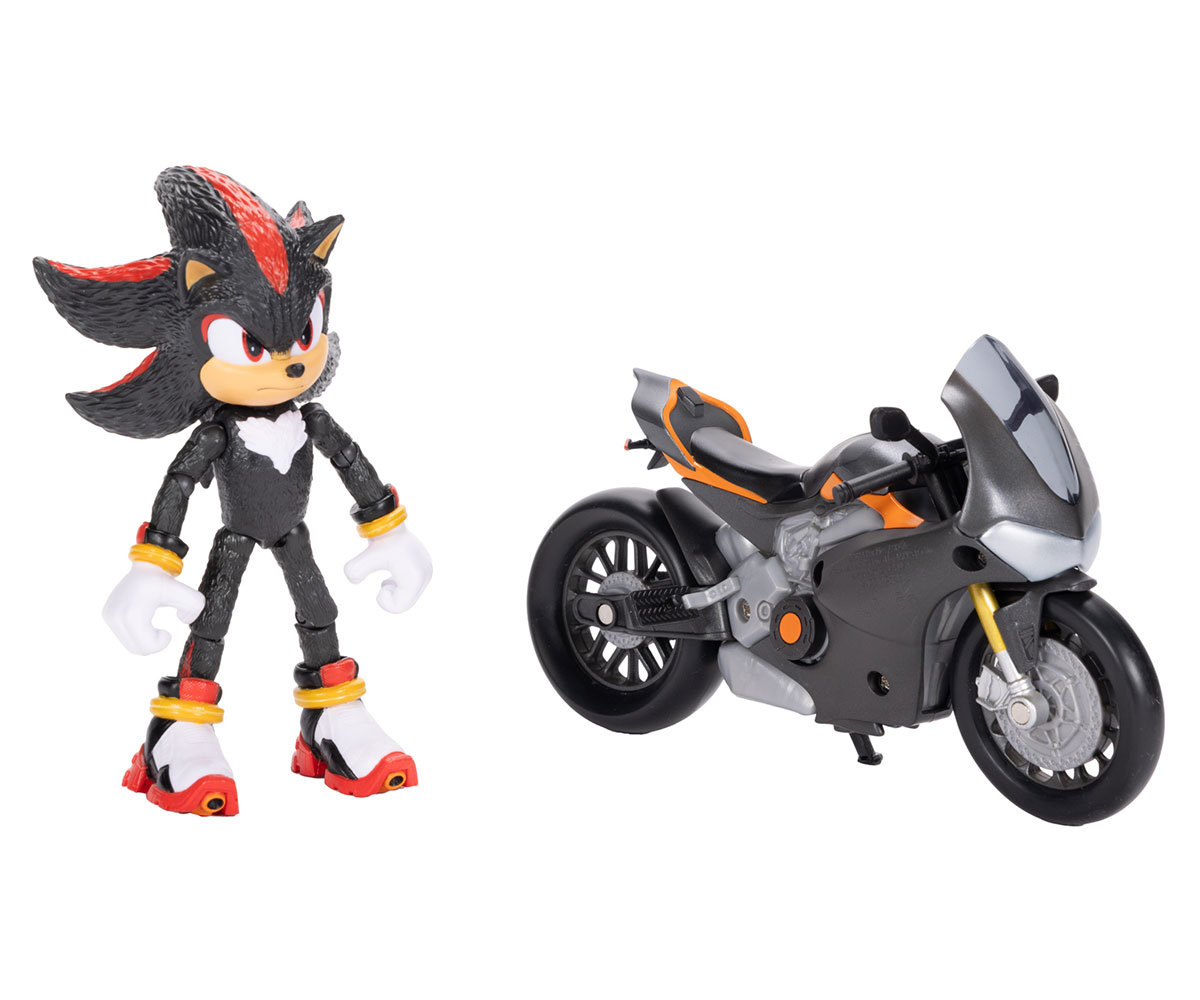 Шадоу с мотоциклет Соник 3 Jakks Pacific, фигурка 12.7 см