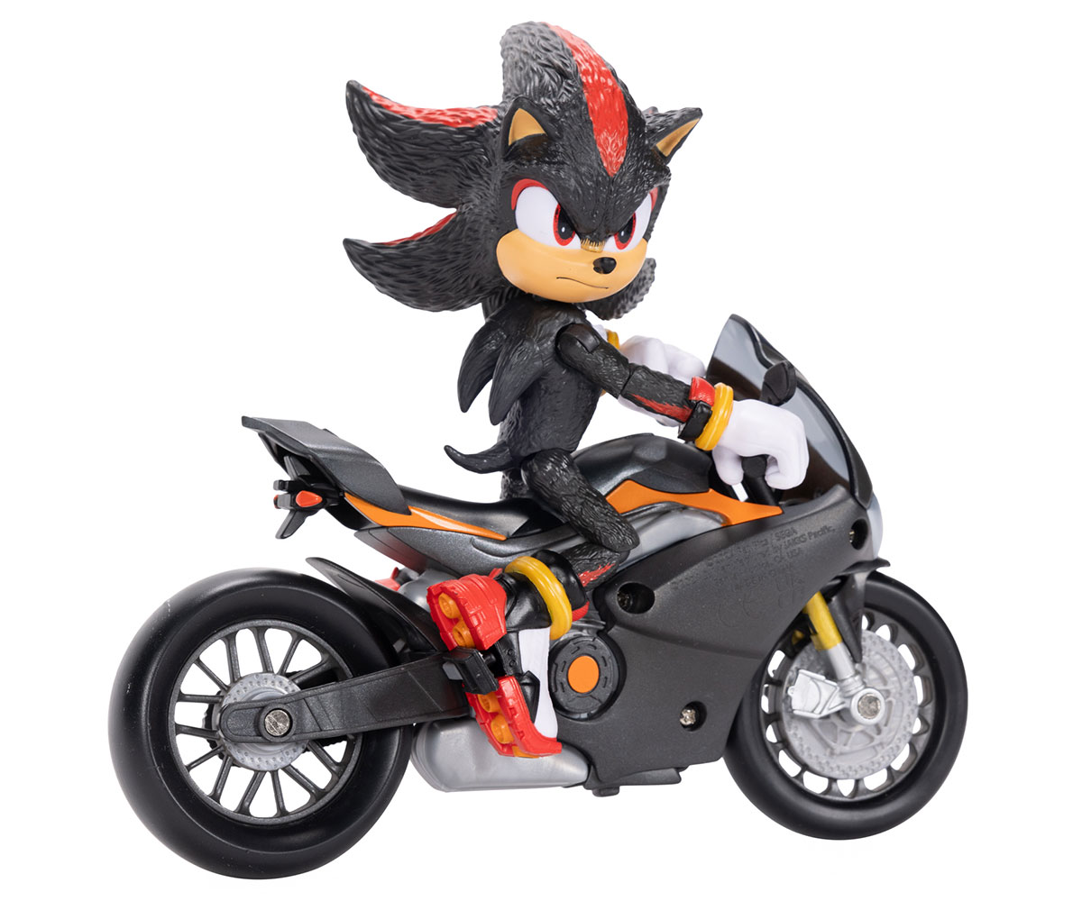 Шадоу с мотоциклет Соник 3 Jakks Pacific, фигурка 12.7 см