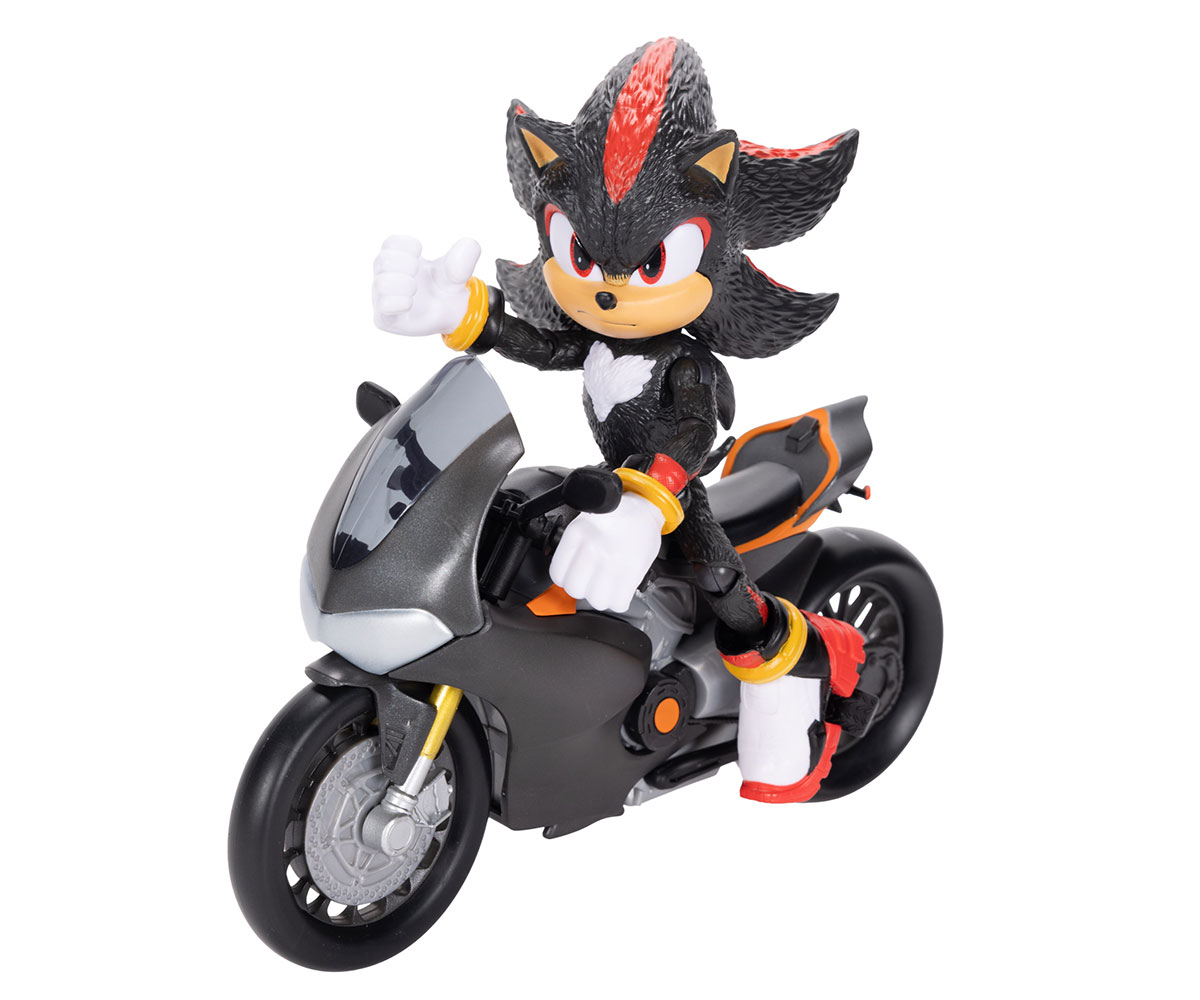 Шадоу с мотоциклет Соник 3 Jakks Pacific, фигурка 12.7 см