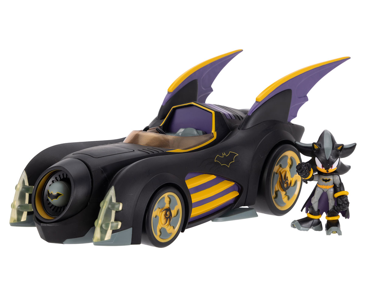 Батмобил Шадоу DC x Sonic Jakks Pacific с фигурка 6.4 см