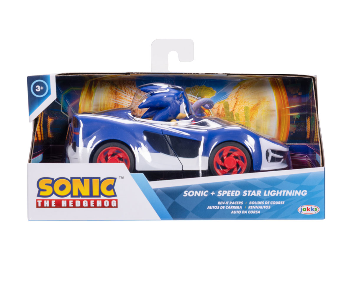 Соник с автомобил Speed Star Lightning Jakks Pacific