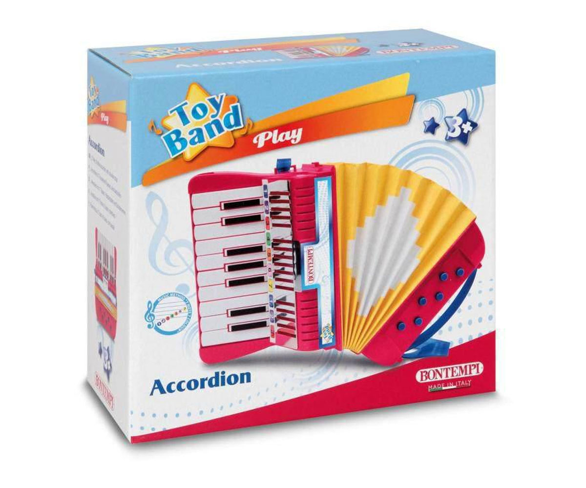 Детски акордеон Bontempi с 17 клавиша и 6 баса