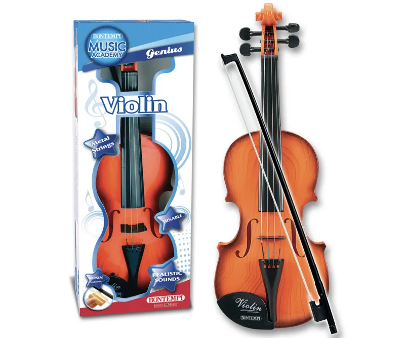 Детска цигулка Bontempi с 4 метални струни, 5–12 г.