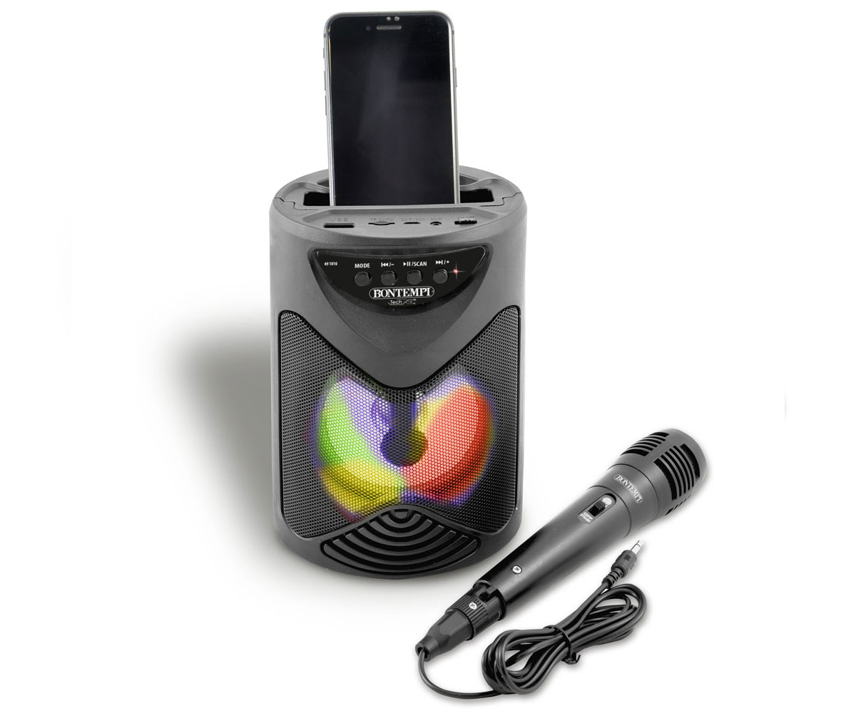 Безжична колонка Bontempi 49 1010 с микрофон и RGB светлини