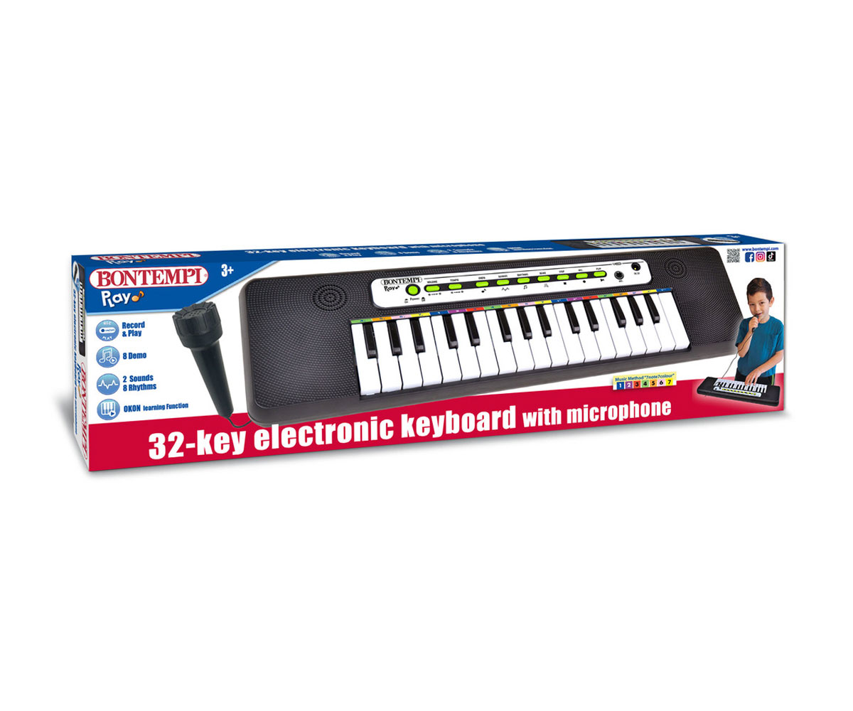 Детски синтезатор Bontempi 12 3200 с микрофон и 32 клавиша